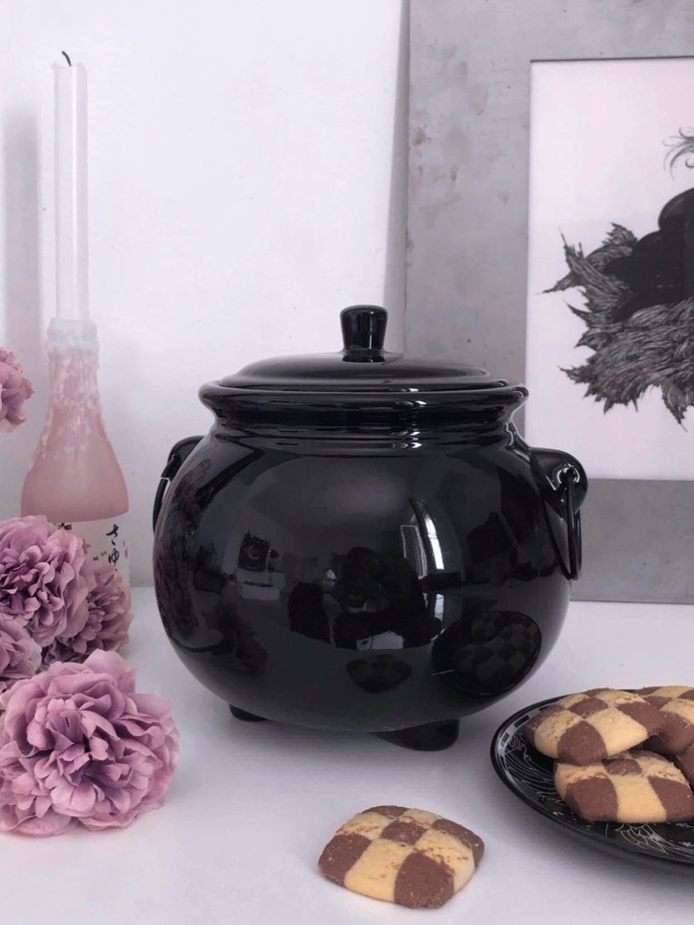 Killstar Cauldron Cookie Jar